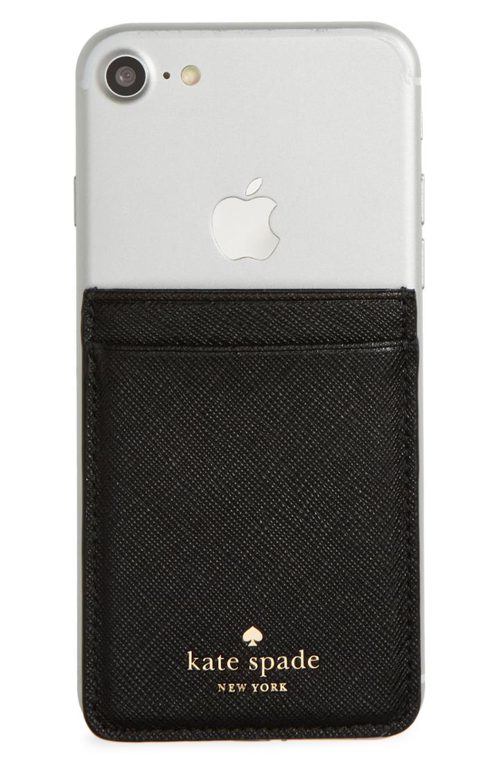 Kate Spade New York Phone Sticker Pocket - Black