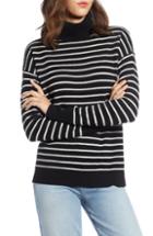 Petite Women's Halogen Cashmere Turtleneck Sweater, Size P - Black
