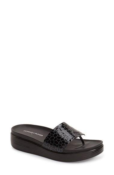 Women's Donald J Pliner 'fifi' Slide Sandal M - Black