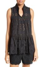Women's Kate Spade New York Eyelet Embroidered Tiered Top