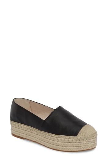 Women's Caslon Collins Lea Espadrille Platform Slip-on M - Black