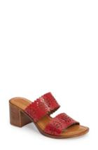 Women's Tuscany By Easy Street Susana Sandal .5 M - Red