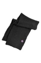 Women's Canada Goose Knit Merino Wool Scarf, Size - Black