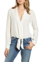 Women's Rails Ava Foil Star Tie Front Blouse