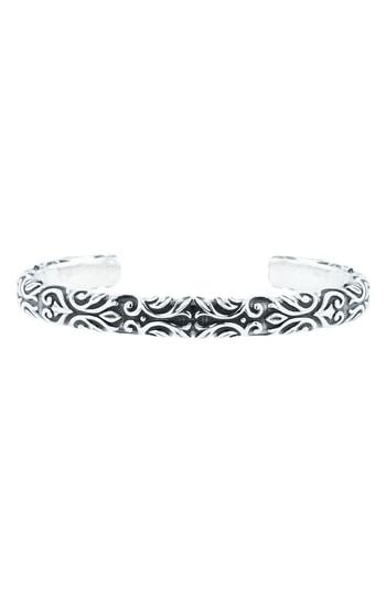 Men's King Baby Engraved Cuff Bracelet