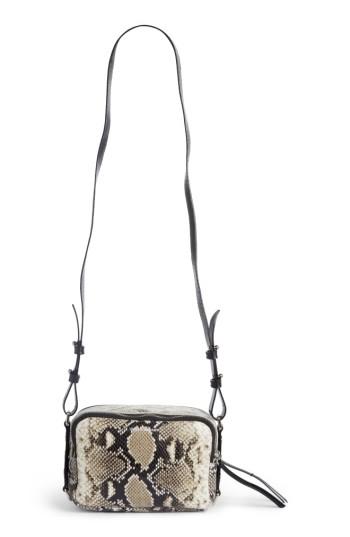 Isabel Marant Tinley Studded Leather Crossbody Bag - Beige