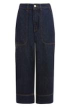 Women's Topshop Boutique Culotte Jeans Us (fits Like 0) X - Blue