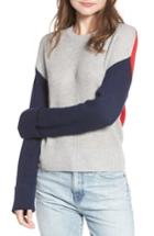 Women's Splendid Colorblock Sweater - Grey