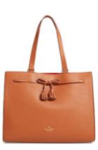Kate Spade New York Hayes Street Large Isobel Leather Tote - Brown