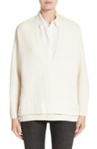 Women's Burberry Santerno Wool & Cashmere Cable Knit Sweater