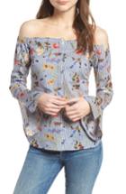Women's Bailey 44 Horticulture Off The Shoulder Top - Blue