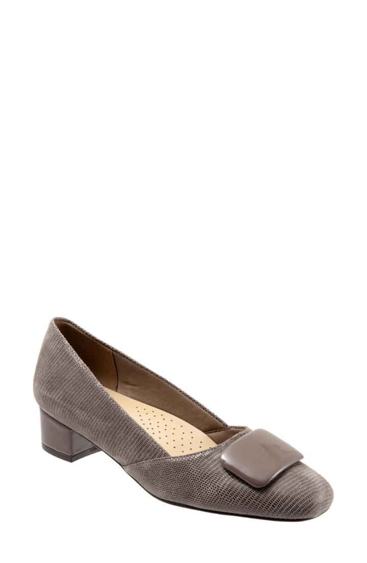 Women's Trotters Delse Pump Ww - Grey