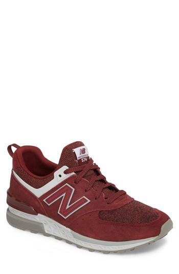 Men's New Balance 574 Sport Sneaker D - Black