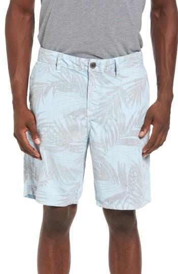 Men's Original Paperbacks Rio Linen Shorts - Blue