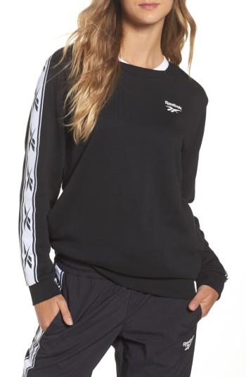 Women's Reebok Vector Cotton Pullover - Black