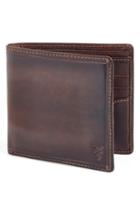 Men's Frye 'logan' Leather Billfold Wallet - Beige (online Only)