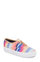 Women's Keds X Sunnylife Triple Catalina Stripe Kickstart Sneaker .5 M - Blue