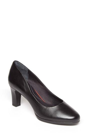 Women's Rockport Total Motion Leah Pump .5 M - Black