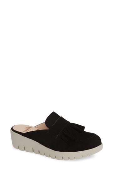 Women's Wonders Loafer Mule .5us / 38eu - Black