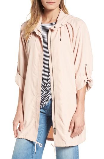 Women's Caslon Tumbled Anorak Jacket - Pink