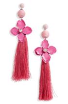 Women's Topshop Flower Tassel Drop Earrings
