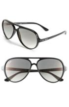 Women's Ray-ban 59mm Resin Aviator Sunglasses - Light Havana