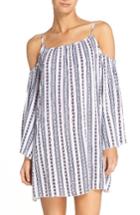 Women's Elan Cold Shoulder Cover-up Tunic - White