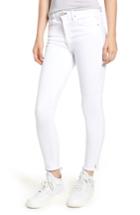Women's Mcguire Split Hem High Waist Ankle Skinny Jeans - White