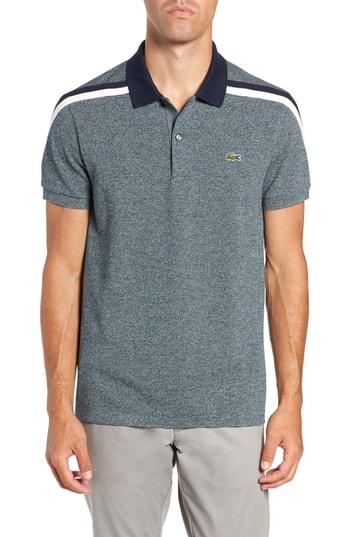 Men's Lacoste Slim Fit Pique Polo (l) - Green