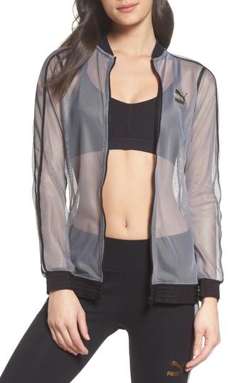 Women's Puma Fashion T7 Track Jacket - Black