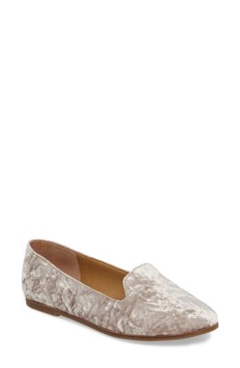 Women's Lucky Brand Carlyn Loafer Flat .5 M - Grey