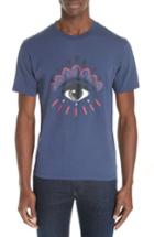 Men's Kenzo Bleached Eye T-shirt - Blue