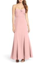 Women's Wtoo Strapless Chiffon Gown