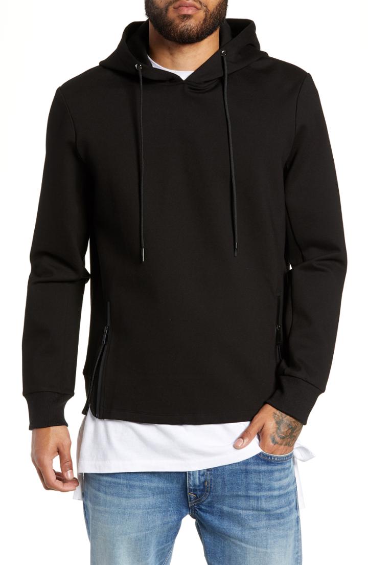 Men's River Stone Zip Vent Pullover Hoodie