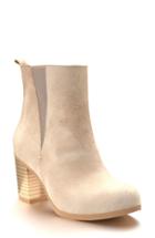 Women's Shoes Of Prey Block Heel Chelsea Boot A - Beige