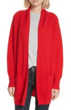 Women's Allude Cashmere Cardigan - Red