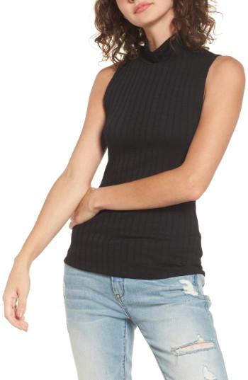 Women's Lna Element Cross Back Top - Black