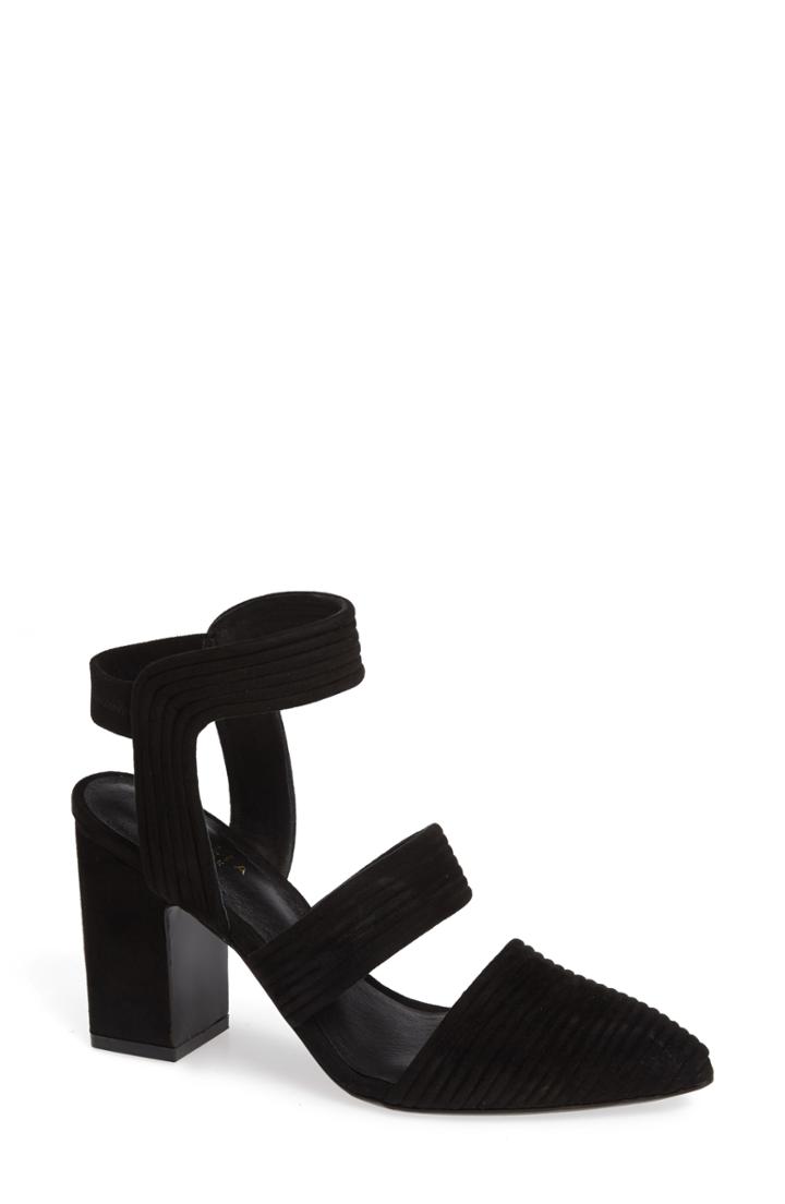 Women's Cecelia New York Roxanne Sandal M - Black