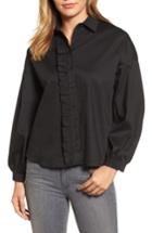 Women's Gibson Blouson Sleeve Shirt - Black