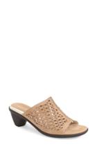 Women's David Tate 'virginia' Slip-on Sandal M - Brown