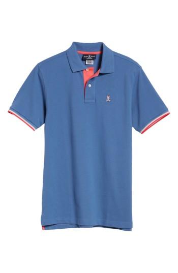 Men's Psycho Bunny St. Croix Polo (xs) - Blue