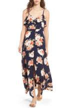 Women's Band Of Gypsies Floral Maxi Dress - Blue