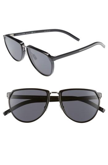 Men's Dior Homme 58mm Sunglasses - Black