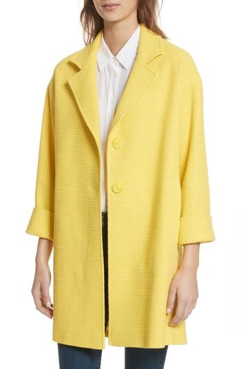 Women's Helene Berman Rever Lapel Coat - Yellow