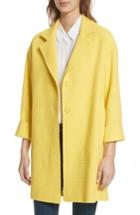 Women's Helene Berman Rever Lapel Coat - Yellow