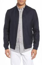 Men's Ted Baker London Raney Trim Fit Linen & Cotton Jacket (l) - Blue