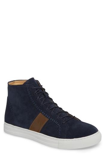 Men's English Laundry High Top Sneaker M - Blue