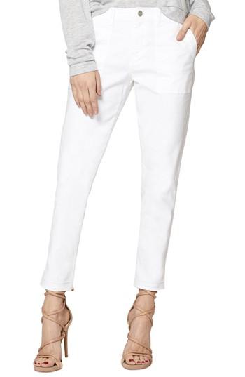 Women's Sanctuary Peace Release Hem Cargo Pants - White