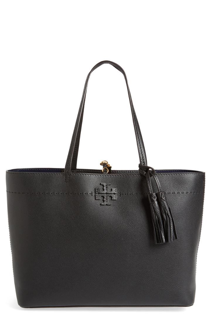Tory Burch Mcgraw Leather Laptop Tote -