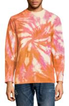 Men's Champion Reverse Weave Tie Dye T-shirt - Orange
